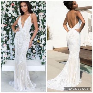 White Abyss by Abby Valentina Gown